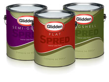 Glidden® Spred® paint, an excellent bathroom paint