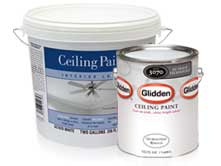 Glidden ceiling paint for new or maintenance paint jobs