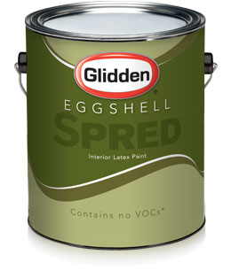 Glidden® Spred® eggshell interior paint