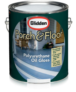 Glidden Porch &amp; Floor Gloss Enamel:  low-maintenance paint