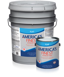 America's Finest paint with great 5 gallon paint coverage