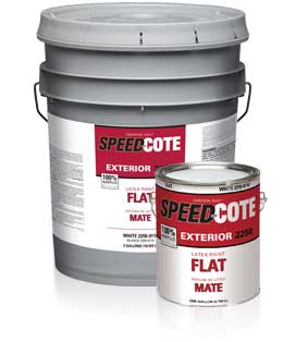Speed-Cote flat contractor paint, a great maintenance paint