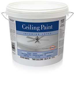 Glidden Flat Ceiling Paint for new or property management and maintenance paint jobs