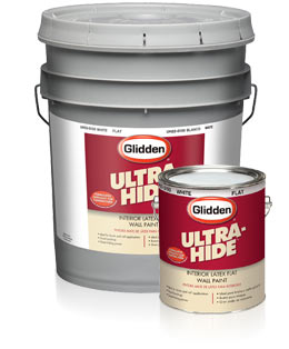 Glidden Ultra-Hide, available in 282 interior paint colors