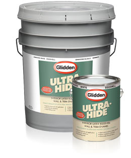 Glidden Ultra-Hide, available in 282 interior paint colors